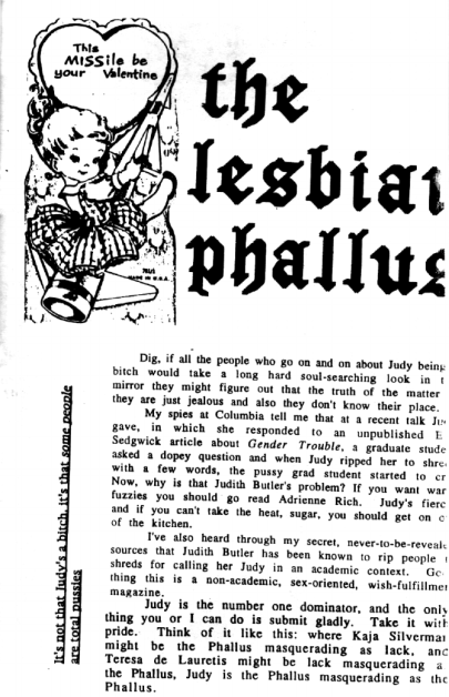 lesbian phallus