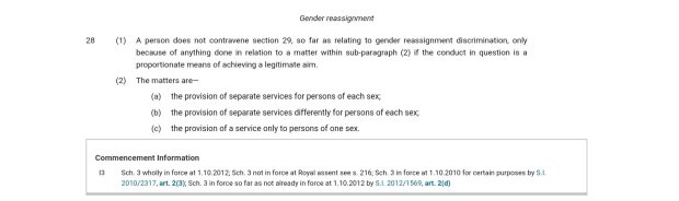equality act section